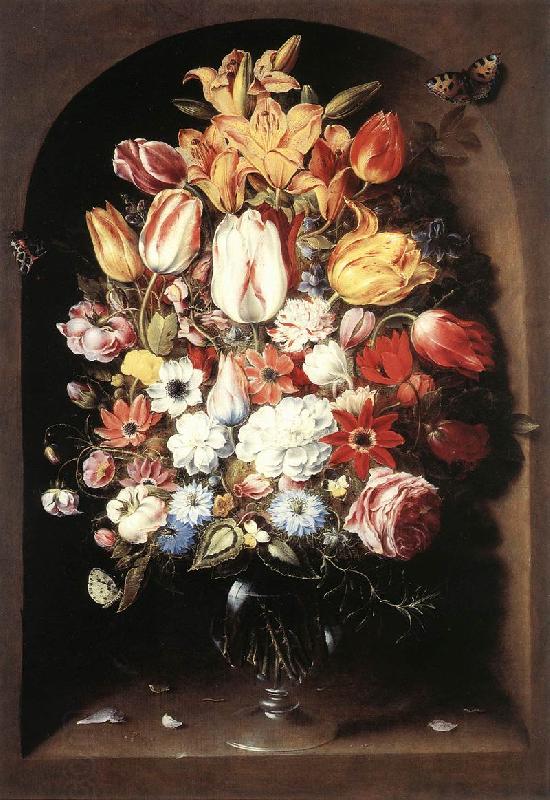 BEERT, Osias Bouquet in a Niche oil painting picture